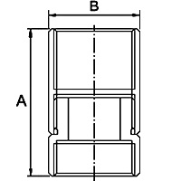 Купить Соединение с обратной резьбой хром п/суш    в Архангельске