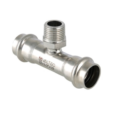 Тройник с нар.р. нерж. сталь 22х3/4 Тройник с нар.р. нерж. сталь 22х3/4