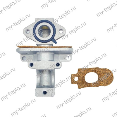 Фланец с прокладкой рампы подачи газа в сборе для котла Baxi ECO 4S 24 (flanprECO4S24)