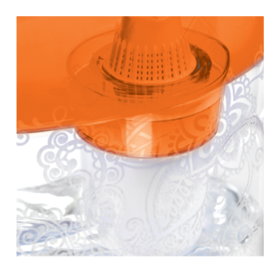 Фильтр-кувшин БАРЬЕР ТАНГО оранжевый с узором, картридж "Лайт" в комплекте (В294Р00)