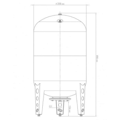 Гидроаккумулятор Джилекс 50 В (7054)